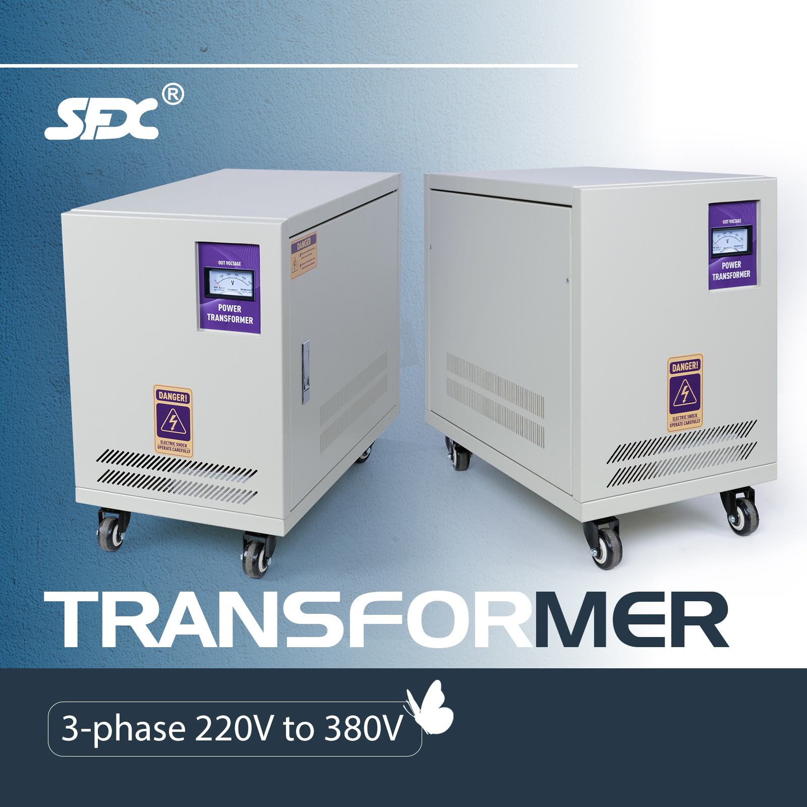 10KW Transformer 3-phase 220V to 380V for Laser Cleaning Machine Laser Welding Machine